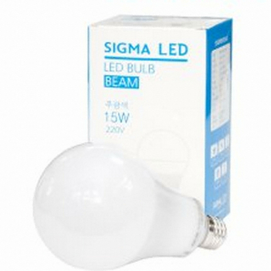 시그마 LED 빔벌브 전구색 15W (1개)_이미지
