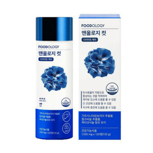 푸드올로지 맨올로지 컷 1100mg 120정 (1개)_이미지