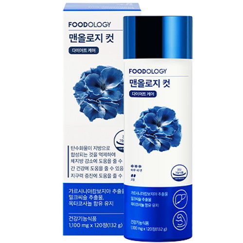 푸드올로지 맨올로지 컷 1100mg 120정 (1개)_이미지