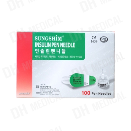 성심 인슐린 펜니들 32G 4mm (100개)_이미지