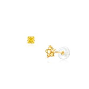 프래그먼츠코리아 세그먼트에이 14K 플라워 CZ 언발 귀걸이 ST25509E