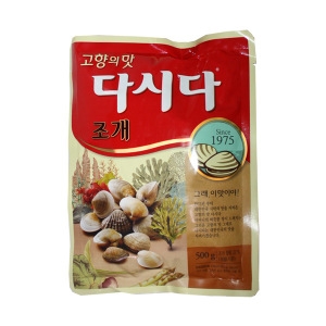 백설 다시다 조개 500g (4개)_이미지