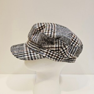 캡텐 체크 뉴스보이 BK CTE6UNC002_이미지