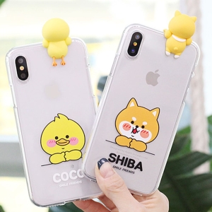 트라이코지 갤럭시A50 큐트애니멀 빼꼼 젤리케이스