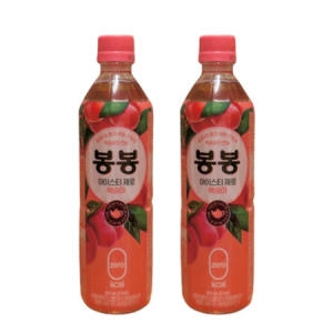 해태음료 봉봉 아이스티 제로 복숭아 500ml (24개)