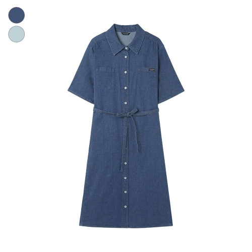 여성 여름 샴브레이 원피스 RP2W07J1