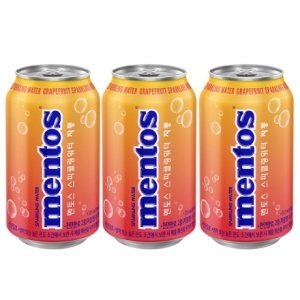 농심 멘토스 스파클링워터 자몽 355ml (24개)_이미지