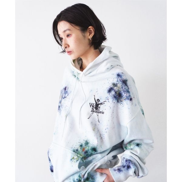 수프 커넥트엑스 CONECTX 핸드 레이 다이드 후디 멀티 그린 1964451