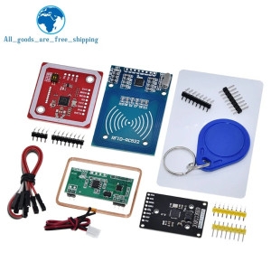 아두이노키트 RFID 모듈 RC522 MFRC-522 RDM6300 PN532 키트 S50 13.56 Mhz 125Khz 6cm 태그 .._이미지