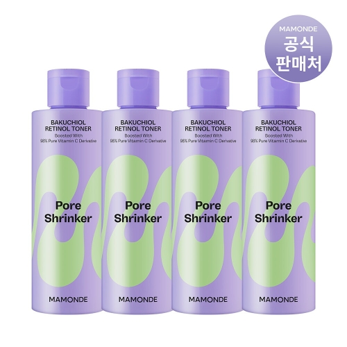마몽드 포어 슈링커 바쿠치올 레티놀 토너 200ml (4개)_이미지