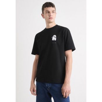 휴고보스 디카티코 프린트 티셔츠 검정색 151503193