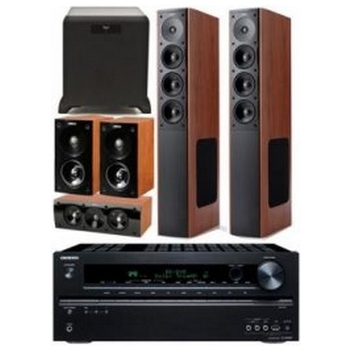 야모 S608 5.1채널 + 온쿄 AV리시버 (TX-NR509, SW-450)