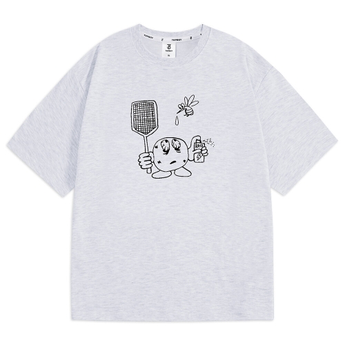 탑보이 모스키토 오버핏 반팔 티셔츠 GT006TBM