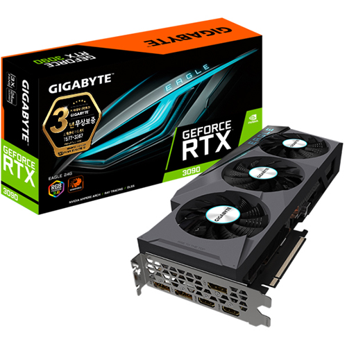 GIGABYTE 지포스 RTX 3090 EAGLE D6X 24GB 제이씨현