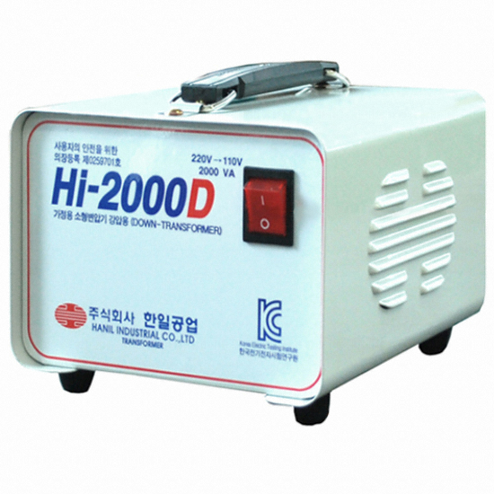 한일공업 강압기 트랜스 HI-2000D (110V)