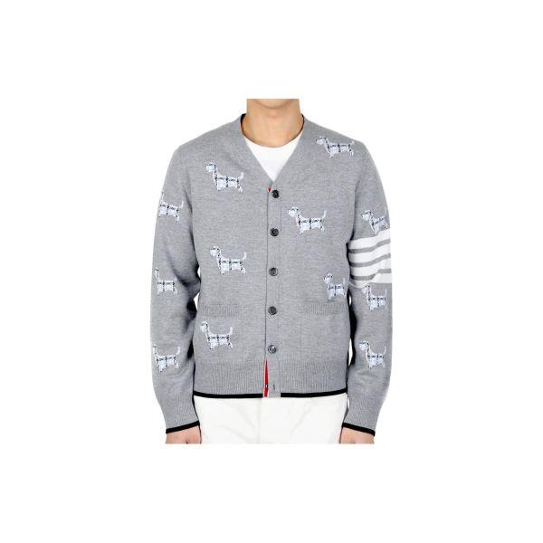 톰브라운 270292 헥터 모티프 4 바 가디건 MKC511A Y1002 055