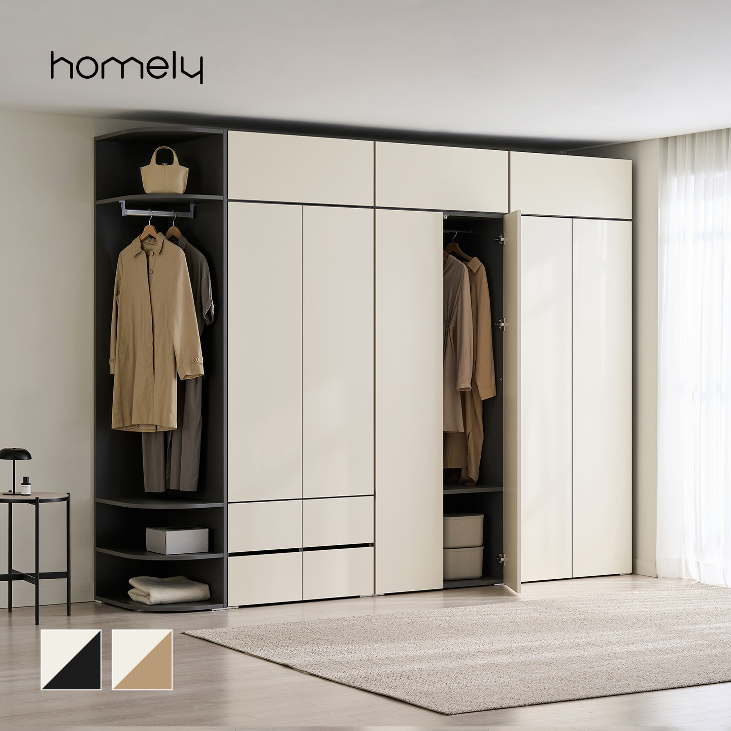 홈리 베일리 옷장 A세트 2400이미지입니다. 누르면 해당 게시물로 새창이동합니다.