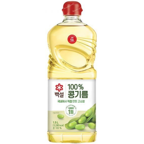 백설 콩기름 1.5L (6개)_이미지