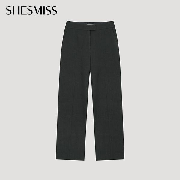 쉬즈미스 미니멀 백 밴딩 슬림 팬츠 SWWSLO42090_이미지