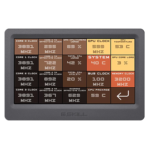 G.SKILL WigiDash PC커맨드 터치 패널_이미지