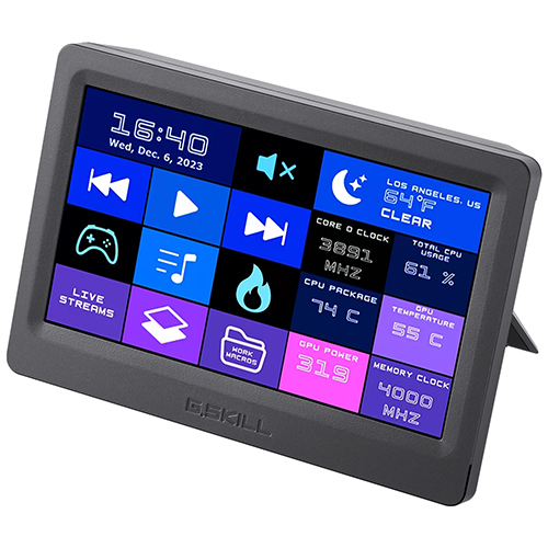 G.SKILL WigiDash PC커맨드 터치 패널_이미지