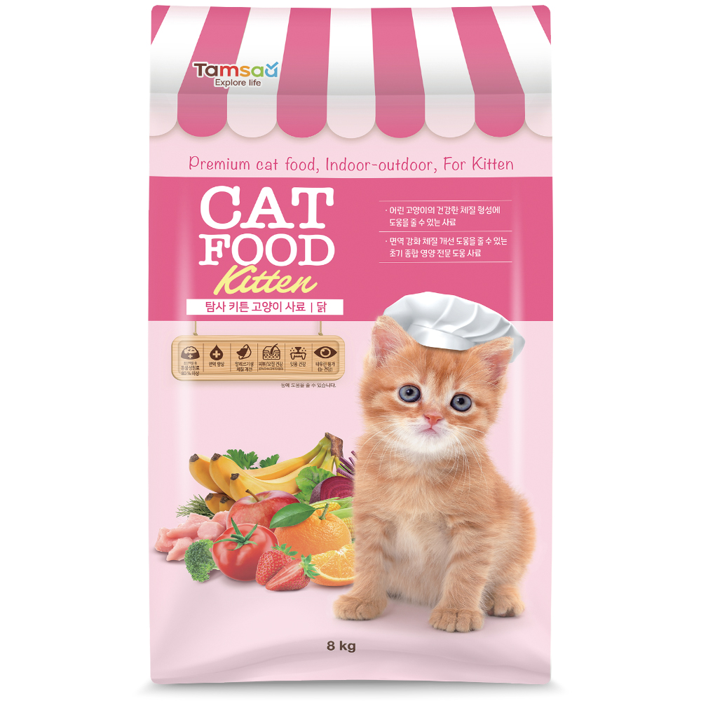 탐사 키튼 고양이 사료 8kg (1개)_이미지