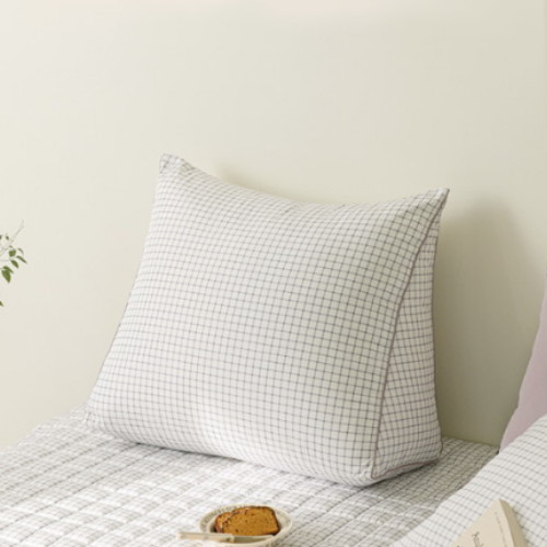 밀크티 알러지케어 삼각 등받이쿠션