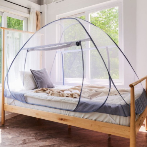 블루엘 원터치 침대 모기장이미지입니다. 누르면 해당 게시물로 새창이동합니다.