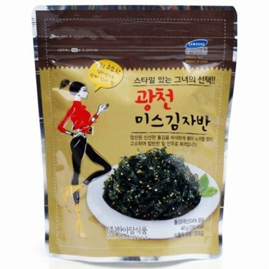한아담식품 광천 미스 김자반 40g이미지입니다. 누르면 해당 게시물로 새창이동합니다.