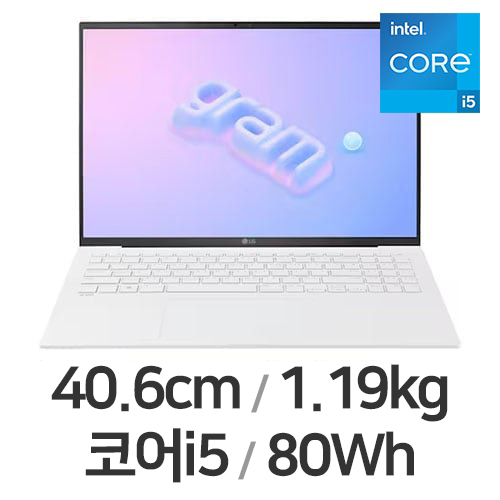 LG전자 2023 그램16 16ZD90RU-GX56K (SSD 256GB)