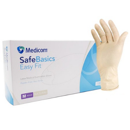 메디컴 세이프베이직 이지핏 라텍스 장갑 (100매)_이미지
