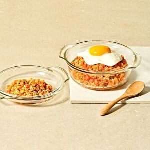글라스락 렌지쿡 코지밀크 볶음밥 덮밥용 1.03L + 유리캡 (1개)_이미지