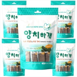펫퍼스바이오캠 양치하개 덴탈케어 210g (15g x 14p) (5개)_이미지