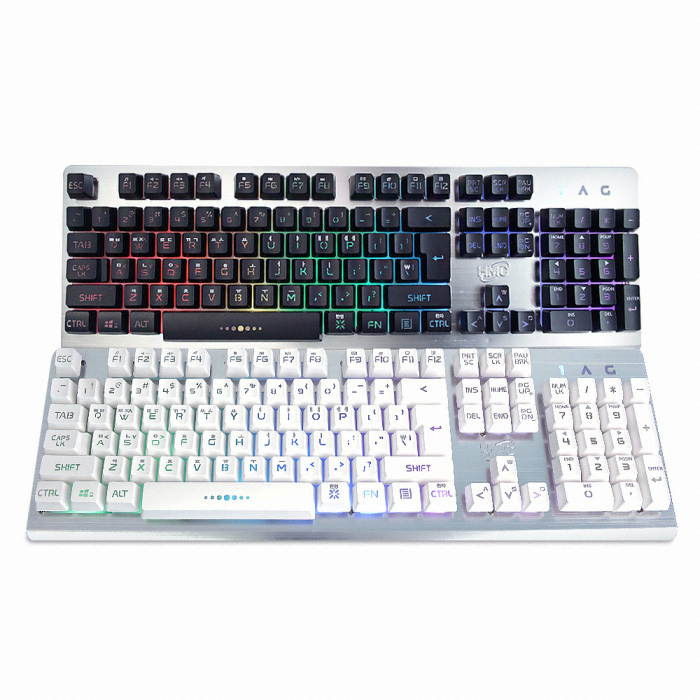 현대멀티캡 HMC-K380 plank RGB 게이밍 키보드