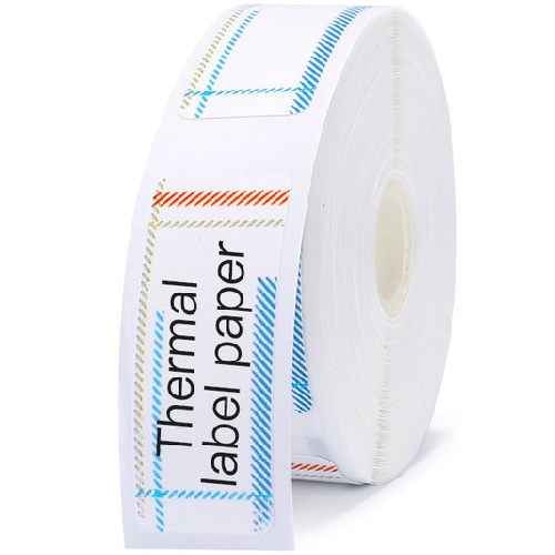 niimbot D11/D110 라벨지 12 x 30mm (레인보우)_이미지