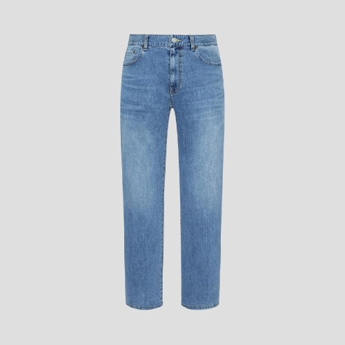 삼성물산 빈폴 멘 Essential 워싱 스탠다드핏 데님 팬츠 스카이 블루 BC5721E71Q