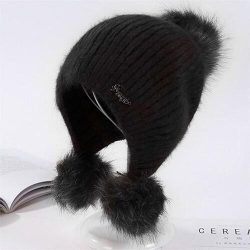  아이우먼 사랑해요 C413L012 앙고라방울핀모자 DT 레드