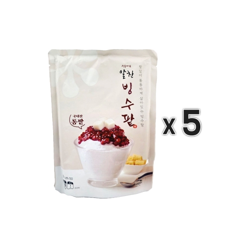 로뎀푸드 서울마님 알찬 빙수팥 1kg (5개)