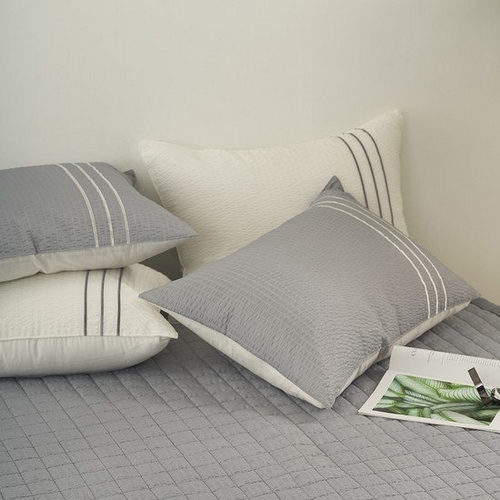 룸마이룸 메이비 뱀부 시어서커 베개커버 (2개, 60x40cm)