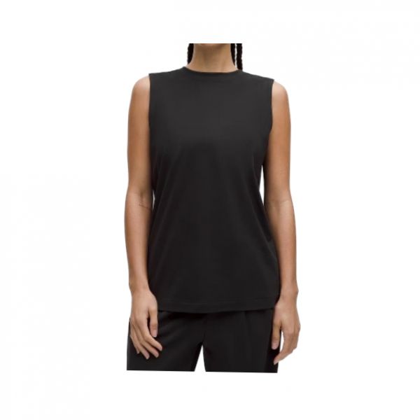 룰루레몬 국내판 올 유어스 오가닉 코튼 탱크 BLK LW1FDES-0001 146659 Black XL