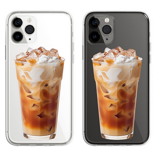 아이폰16 프로 맥스 아이스 커피 투명 젤리 케이스