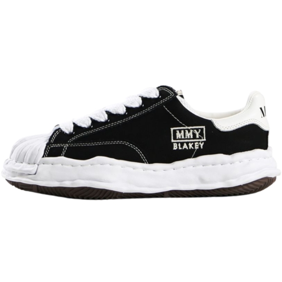 메종미하라야스히로 남녀공용 블레이키 OG솔 캔버스 스니커즈_A08FW735 (블랙)_이미지