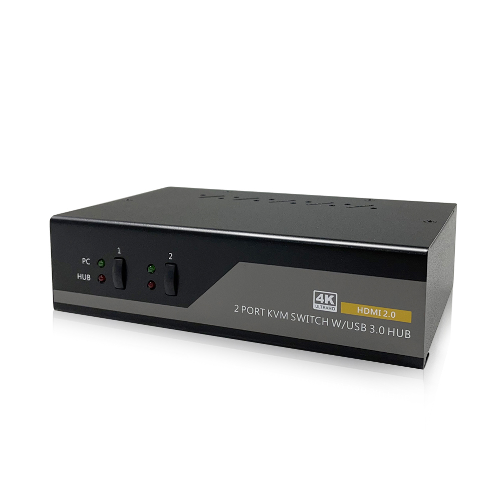 유니클래스 AI-232A 2포트 HDMI KVM 스위치