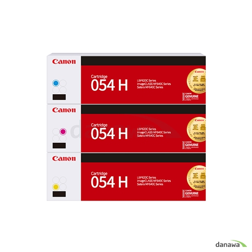 Canon 정품 CRG-054HC, CRG-054HM, CRG-054HY 3색 세트_이미지