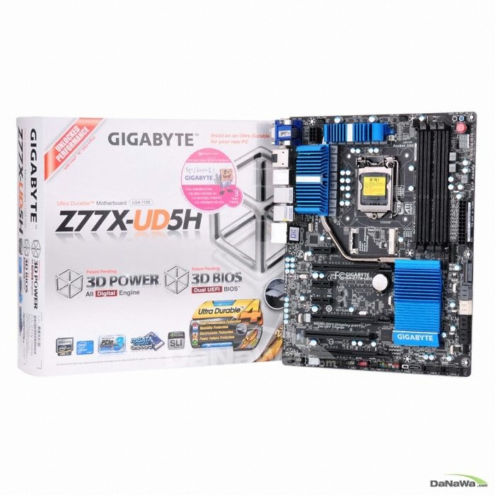 GIGABYTE GA-Z77X-UD5H WiFi 블랙 에디션 제이씨현_이미지