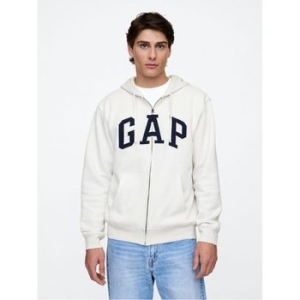 GAP 릴렉스드 로고 집업 후디 후드티 carls 스톤 베이지 10990506_이미지