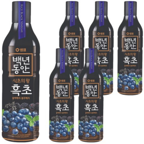 백년동안 흑초 블랙 블루베리 900ml이미지입니다. 누르면 해당 게시물로 새창이동합니다.