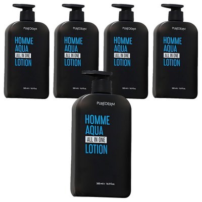 퓨어덤 옴므 아쿠아 올인원 로션 500ml (5개)_이미지