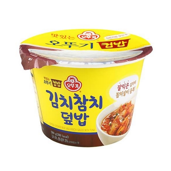 오뚜기 맛있는 오뚜기 컵밥 김치참치덮밥 280g이미지입니다. 누르면 해당 게시물로 새창이동합니다.