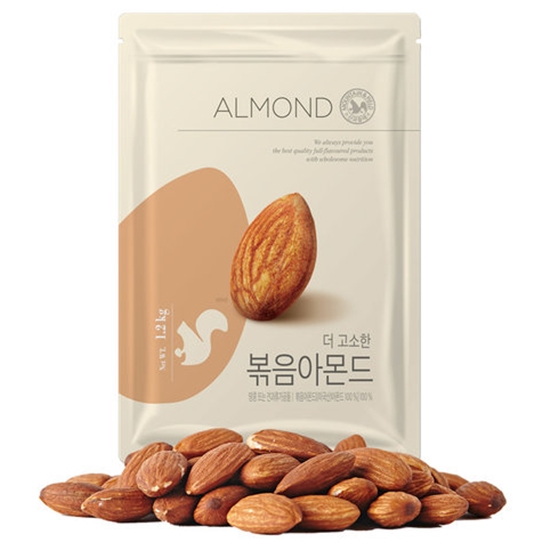 산과들에 볶음아몬드 1.2kg (1개)